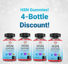 Load image into Gallery viewer, Hair Skin and Nail Growth Gummies 240 Gummies! 4 Bottle Pack Discount!
